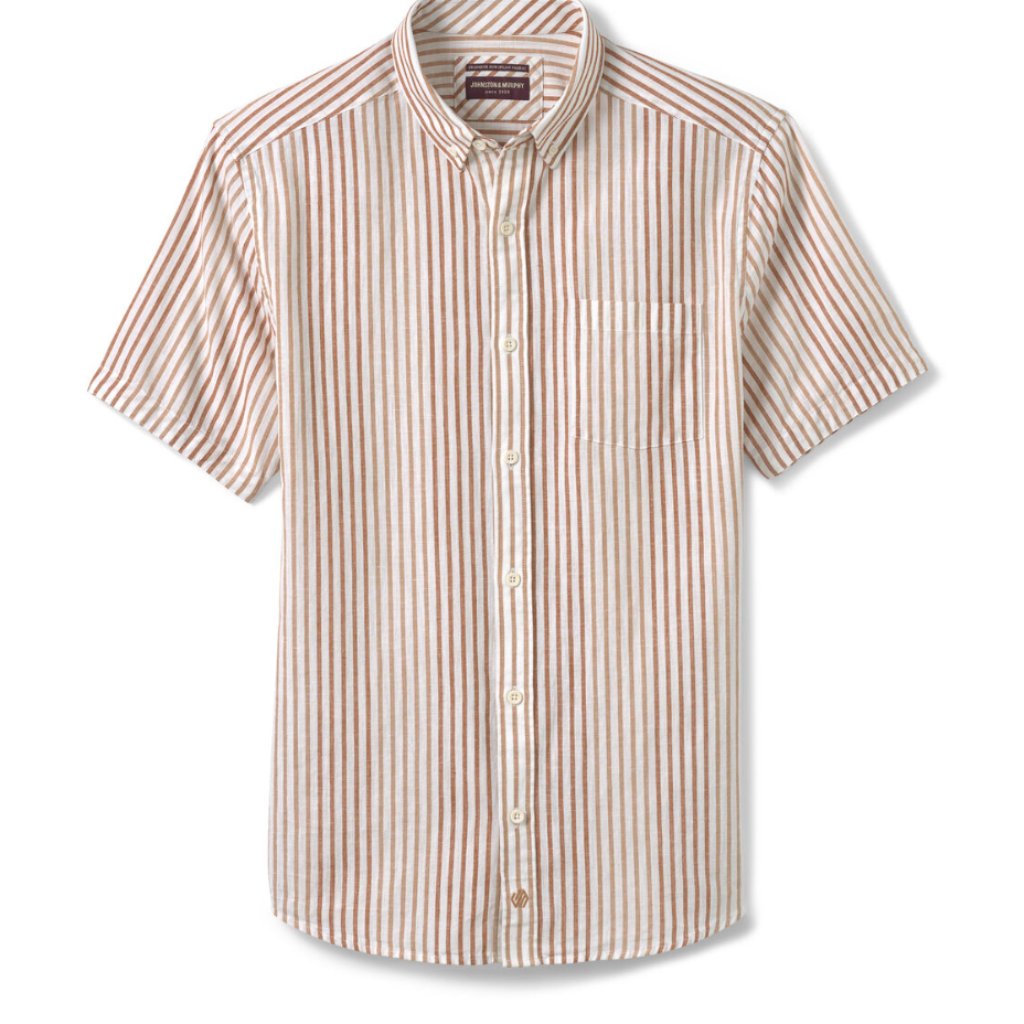 Brand New  Johnston  Murphy Striped
